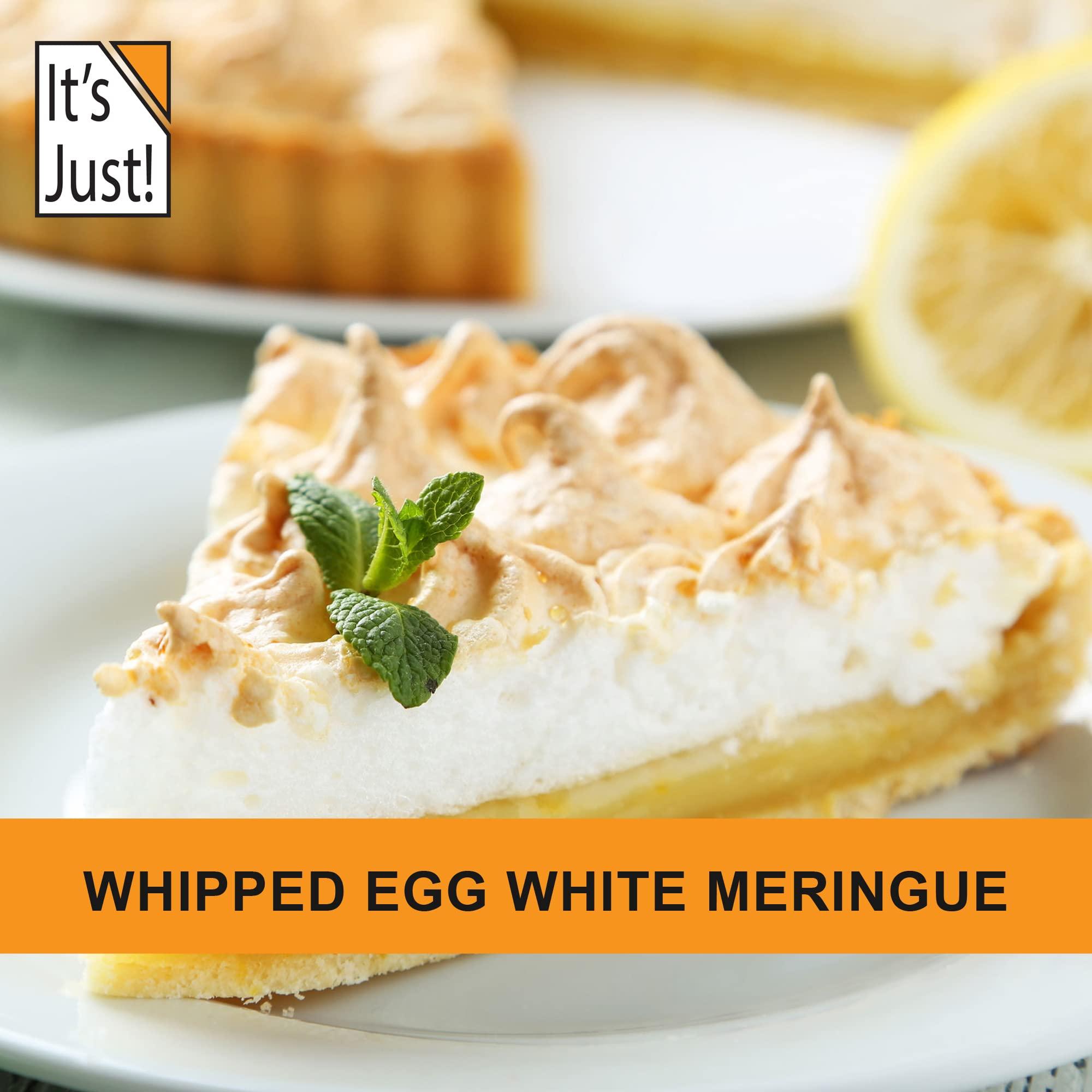 It's Just! It\'s Just! - Egg White Protein Powder, Made in USA from Cage-Free Eggs, Dried Egg Whites (Unflavored, 8oz)