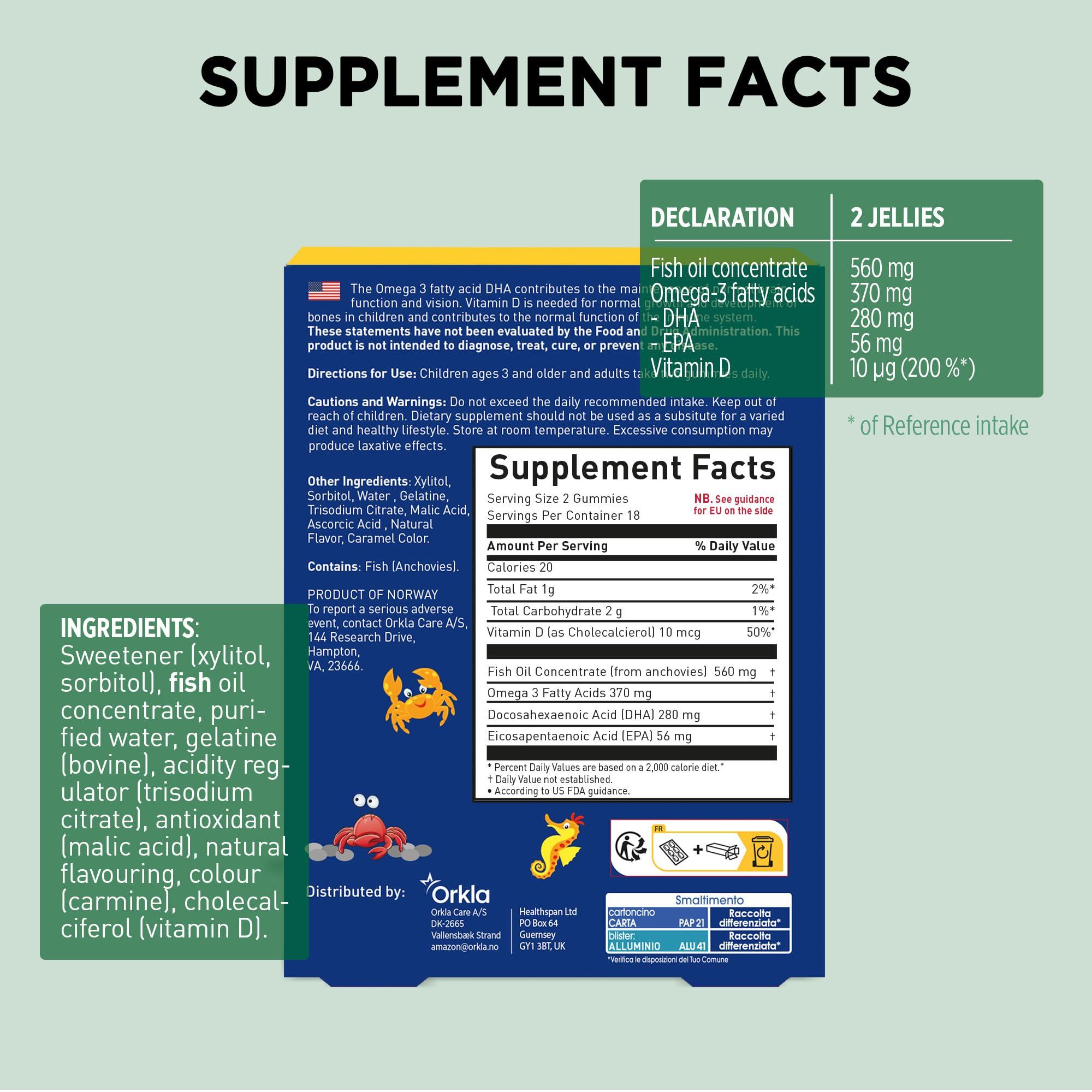 MLLER\'S Mollers | Omega 3 Capsules for Children | Natural Fish Oil Omega 3 Fish Oil for Kids | with DHA and EPA, No Gluten, Lactose or Added Sugar & Easy to Chew | Strawberry Flavor | 36 Capsules