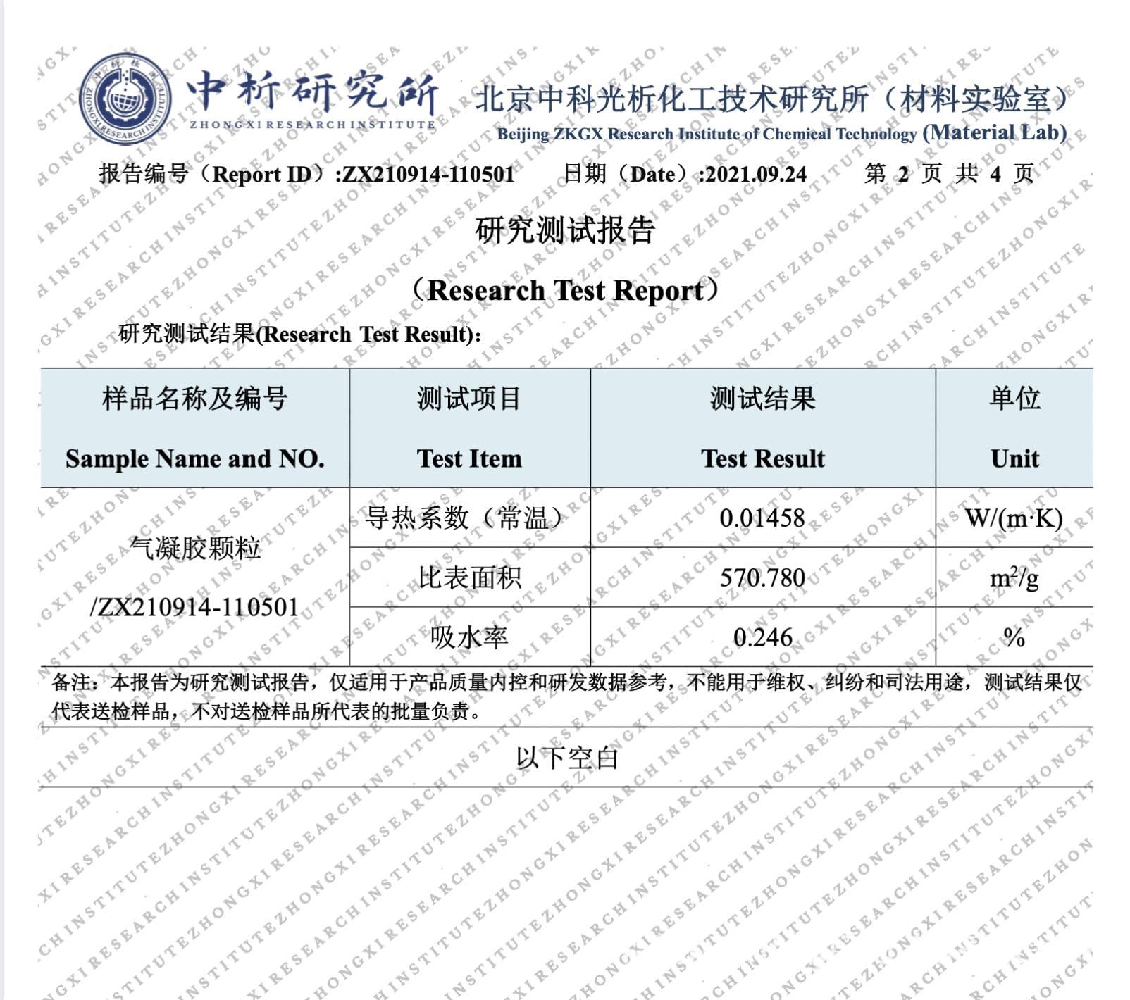 Akersunder Nanometre Aerogel Block, Supercritical Experimental Aerogel Silica Nano aerogel Particles, 1000 Grams