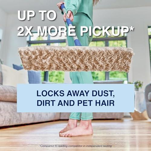 Bona Bona Sweeping Pads for Multi-Surface Floors - 24 Refills - Heavy-Duty & Disposable Pads - XL Microfiber Pads Wipe Away Dust, Dirt, & Pet Hair