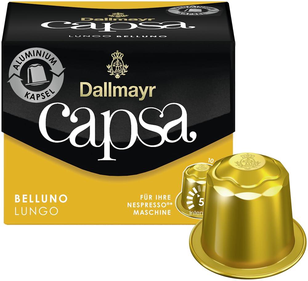 Dallmayr Dallmayr Lungo Belluno Capsa Coffee for Nespresso, 1.98 Ounce