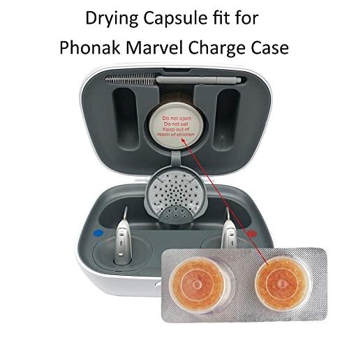 SOUNDLINK 4PCS Hearing Aid Drying Capsule for Phonak Charger Case