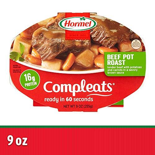 Compleats HORMEL COMPLEATS Beef Pot Roast Microwave Tray, 9 Ounces (Pack of 6)