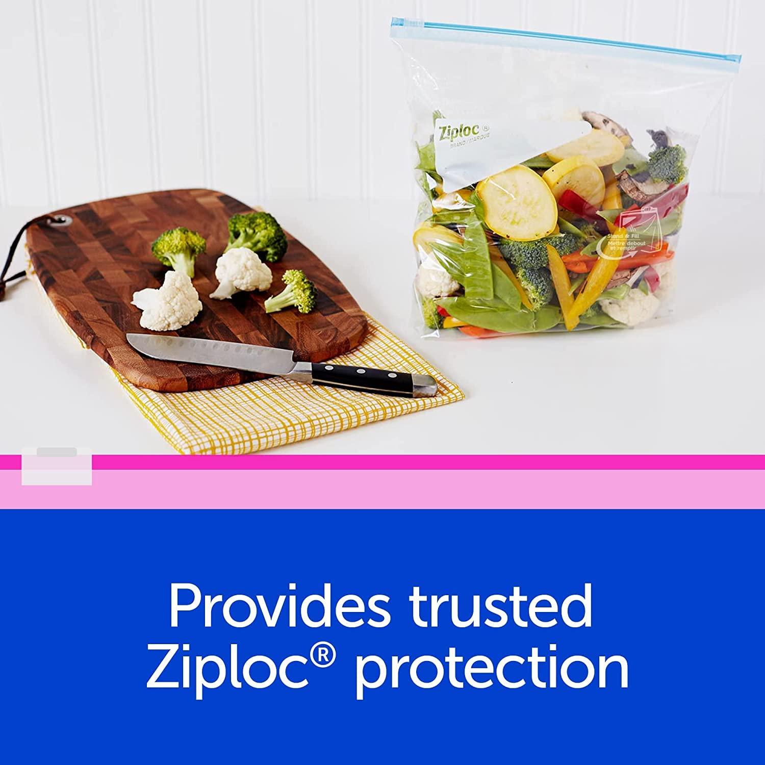 Ziploc Ziploc Slider Gallon Freezer Bag Value Pack, 24 CT