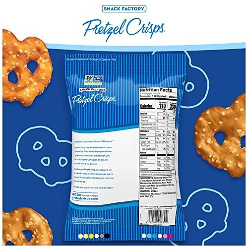 Snack Factory Snack Factory Pretzel Crisps, Original, On-the-Go Bag, 3 Oz