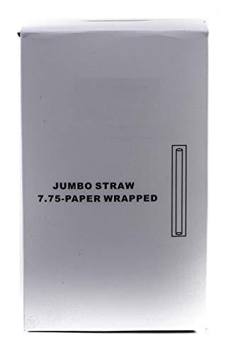 EcoQuality Individually Wrapped Clear Plastic Drinking Straws 500/Box - Disposable Clear Straws, BPA Free Plastic, Cold or Hot Drinks - Soda Straws, Party Straws, Birthday Parties, Catering (9)