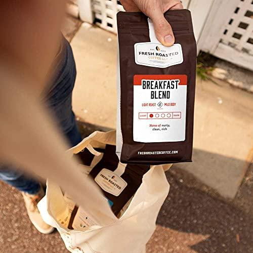 Fresh Roasted Coffee Fresh Roasted Coffee, Breakfast Blend, 5 lb (80 oz), Light Roast, Kosher, Whole Bean