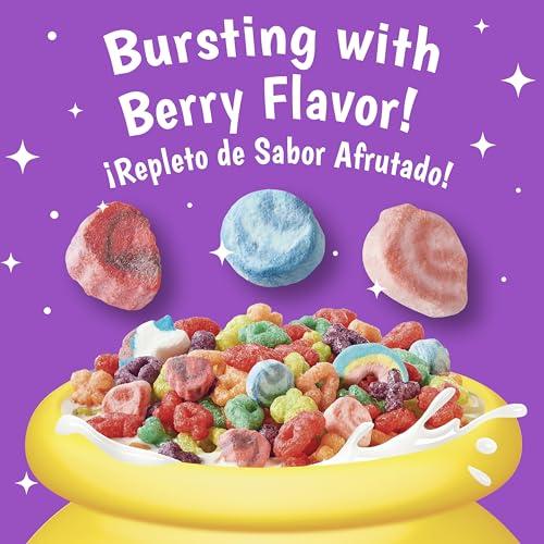 Lucky Charms Lucky Charms Berry Swirl Breakfast Cereal with Marshmallows, Kids Breakfast Cereal, Made with Whole Grain, 10.9 oz (Pack of 2)