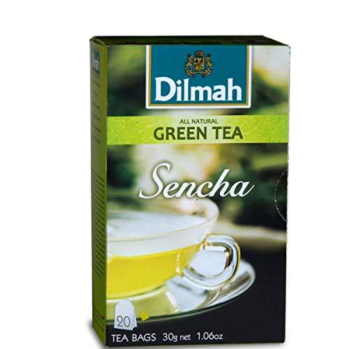 Dilmah Dilmah Sencha Green Tea - 20 Tea Bags X 3 Pack - Finest Pure Ceylon Sri Lankan Green Tea