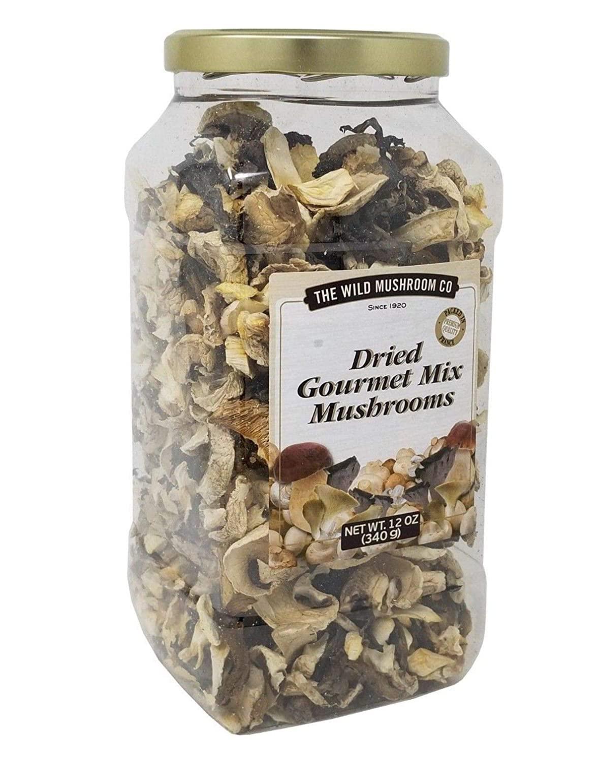 The Wild Mushroom Co The Wild Mushroom Co. Dried Gourmet Mix European Mushrooms 12 Ounces (340g)