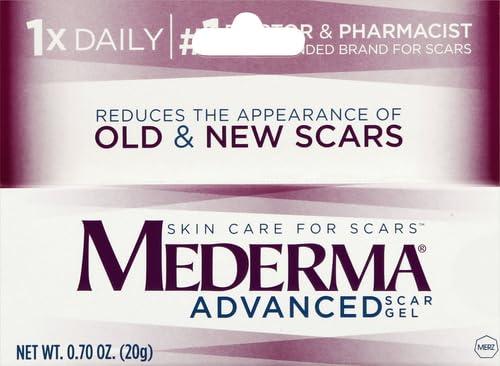 Mederma Mederma Advanced Scar Gel - 1x Daily: Use less, save more - Reduces the Appearance of Old & New Scars - #1 Doctor & Pharmacist Recommended Brand for Scars - 0.7 ounce, 0.7 Ounce