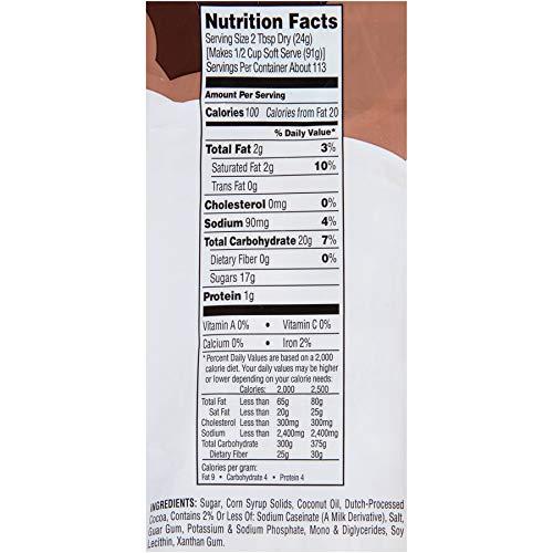 Frostline Frostline Chocolate Soft Serve Mix, 6 pound Bag (Pack of 6)