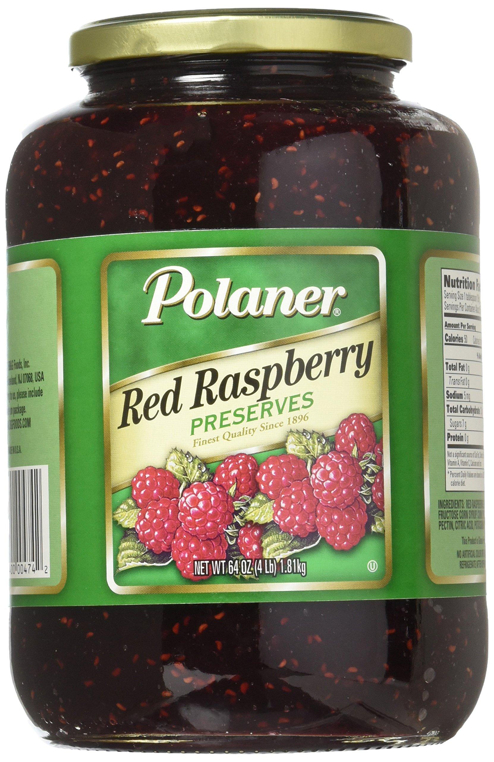 Polaner Polaner Red Raspberry Preserve, 32 Ounce