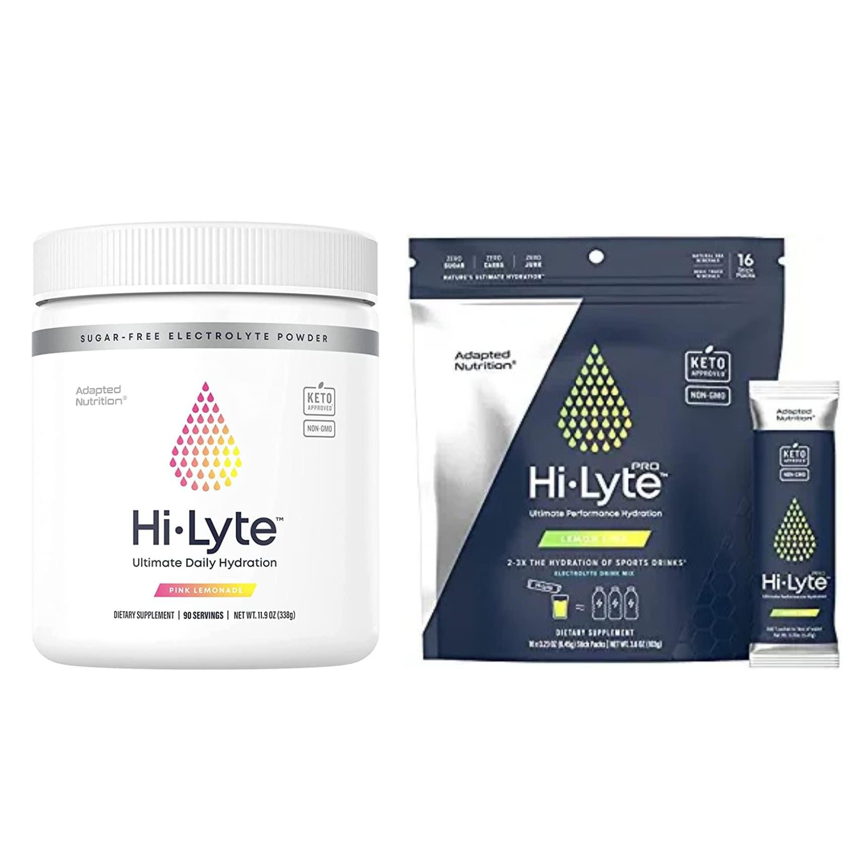 Hi-Lyte Hi-Lyte Pro Hydration Packets, 16 Individual Drink Packets | Orange | Keto K1000 Electrolyte Powder | Hydration Supplement Drink Mix | Raw Mineral Flavor