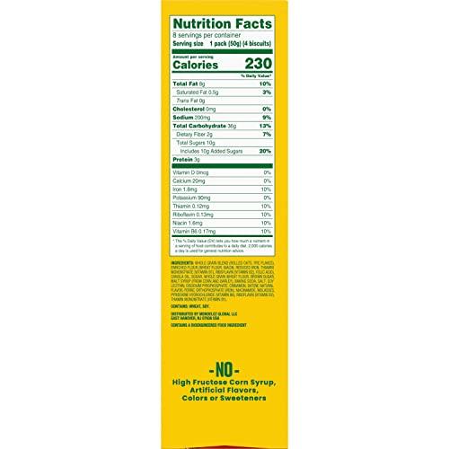 Belvita Belvita Cinnamon Brown Sugar Breakfast Biscuits, 8 Packs (4 Biscuits Per Pack)