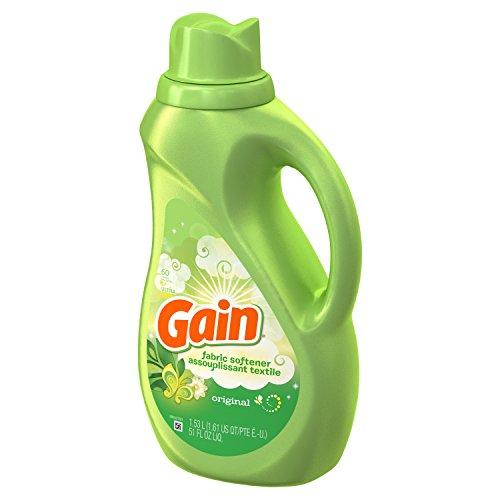 Gain Gain Liquid Fabric Softener, Original, 51 fl oz 60 loads
