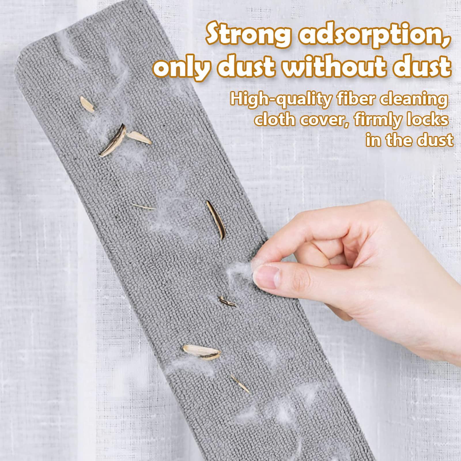 ThsGivingStore Retractable Gap Dust Cleaner, Under Refrigerator/Sofa Cleaning Tool, Microfiber Gap Duster with Extendable Pole 32-100 Inches, Suitable for Underneath Cleaning of Furniture, Fridges, Couch, Bed