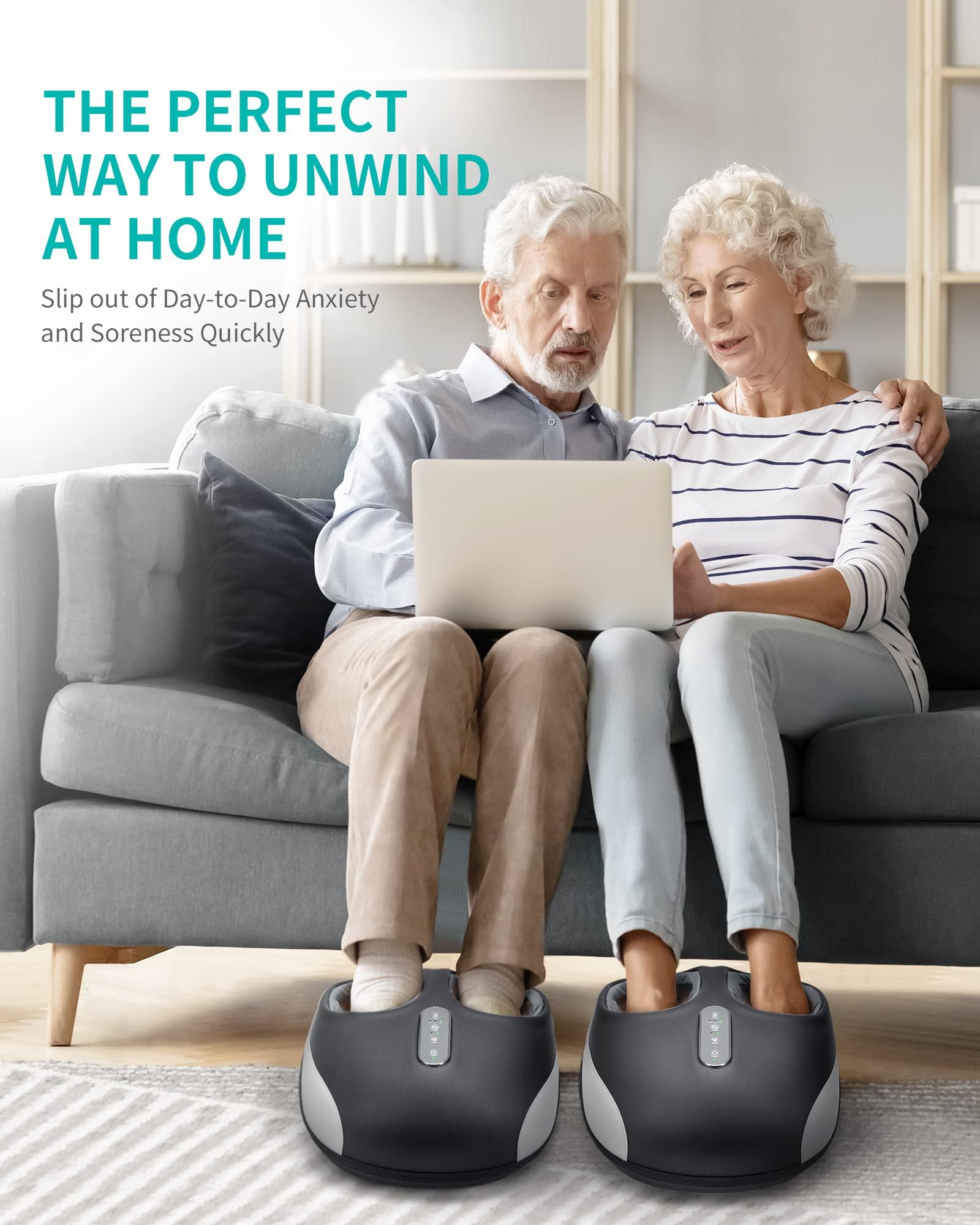 Nekteck Nekteck Neck Massager and FM06 Foot Massager Machine with Heat Bundle