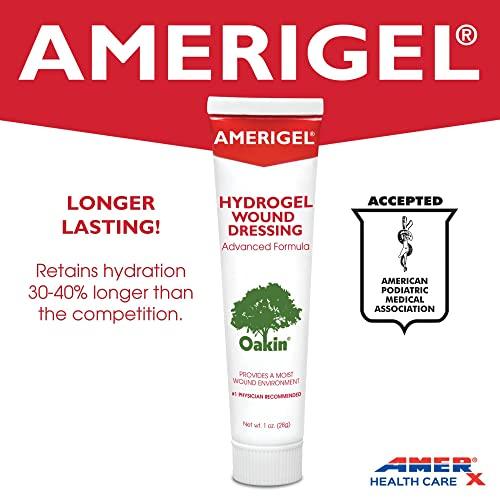 AMERIGEL AMERIGEL Total First Aid Bundle (1 oz. Hydrogel Wound Dressing, 7.1 oz. Saline Wound Wash, Bordered Gauze Dressing)