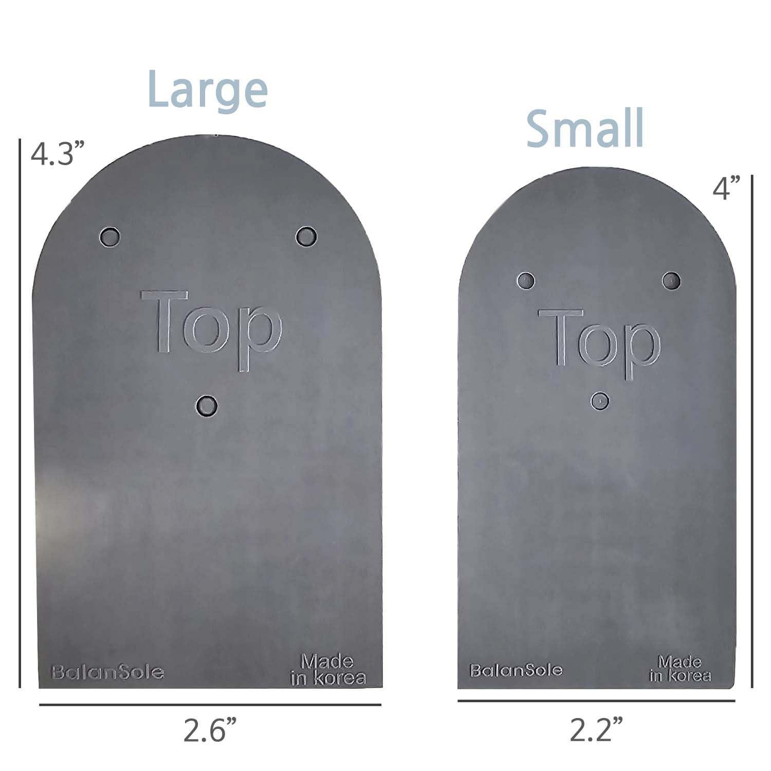 BalanSole Adjustable Leg Length Discrepancy Heel Lifts Inserts Insoles (Large)