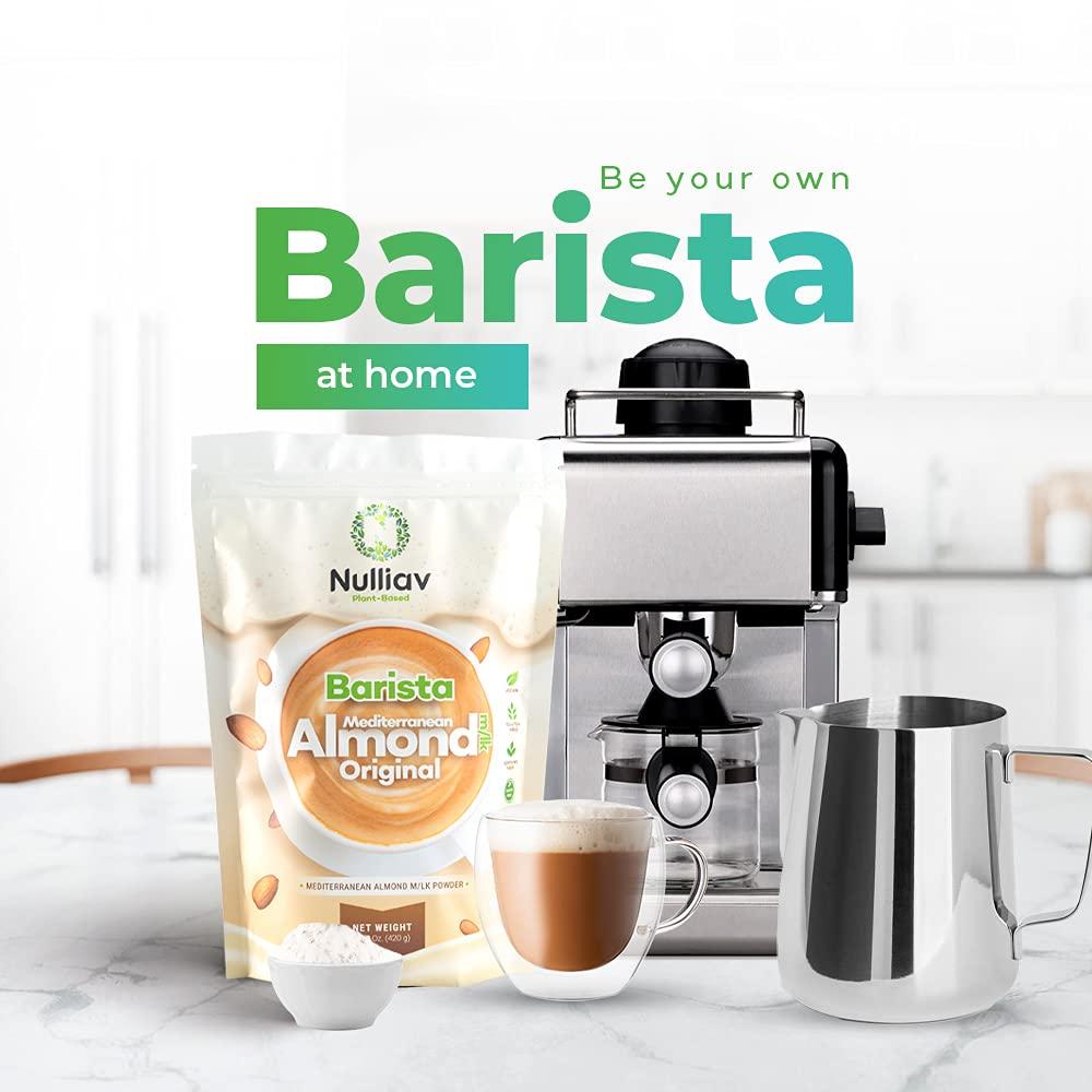 NULLIAV NULLIAV | Barista Mediterranean Almond Milk Powder Original 14.8 Oz.