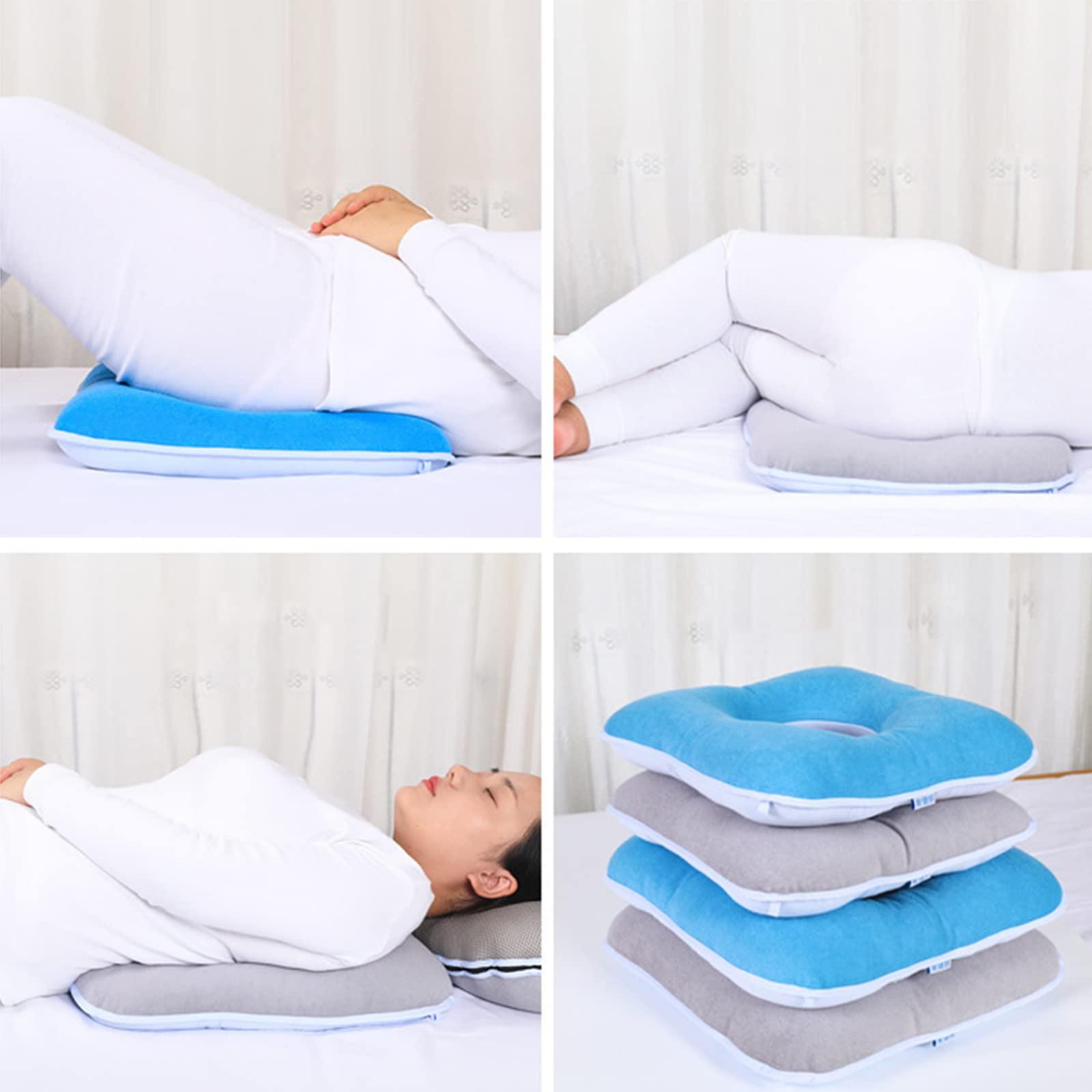 AAGAZA AAGAZA Donut Tailbone Pillow - Hemorrhoid Cushion for Bed Sores Relieve Pain Relief Wheelchair,Pregnancy, Donut Cushion Seat for Patient Elder,M,Grey /6970 (Color : Grey, Size : M)