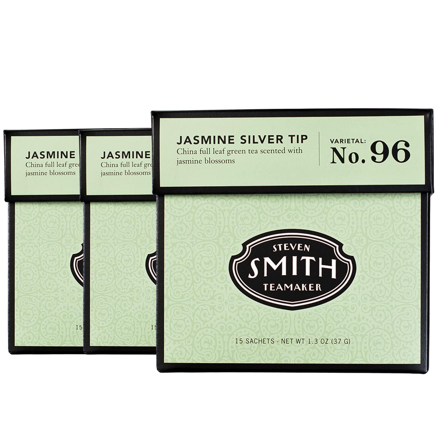 STEVEN SMITH TEAMAKER Smith Teamaker Jasmine Silver Tip Green Tea (3x15 Bag)