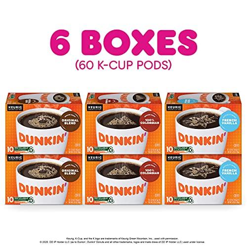 Dunkin' Dunkin' Best Sellers Coffee Variety Pack, 60 Keurig K-Cup Pods