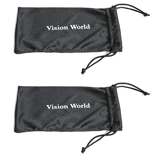 V.W.E. V.W.E. 2 Pairs Men Bifocal Large Wide Fitment 150mm Reading Sunglasses - Outdoor Readers Glasses (2 Black, 2.25)