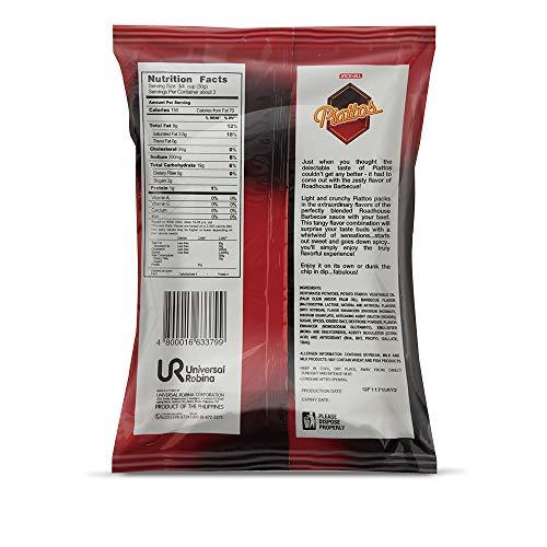 Jack'n Jill Jack'n Jill Piattos Flavored Potato Crisps 2.8 Oz Road House BBQ Flavored (Pack of 2)