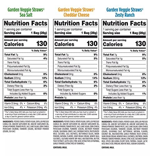 Sensible Portions Sensible Portions Veggie Straws Variety Pack 30ct