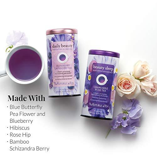 The Republic of Tea The Republic of Tea Beautifying Botanicals® Daily Beauty Blueberry Lavender Herbal Tea Bags(36 count)