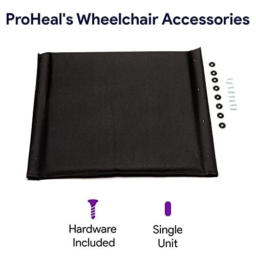 ProHeal Nylon Wheelchair Seat Replacement - Upholstery Wheelchair Seats Replacements for 16\" Chair - Comfortable and Supportive Padded Seat for Wheelchair - K3