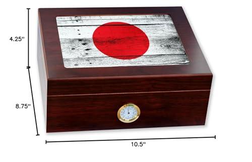 Crown Awards Crown Awards Gavel Rosewood Humidor Gift, Customize with Your Own Text Engraving