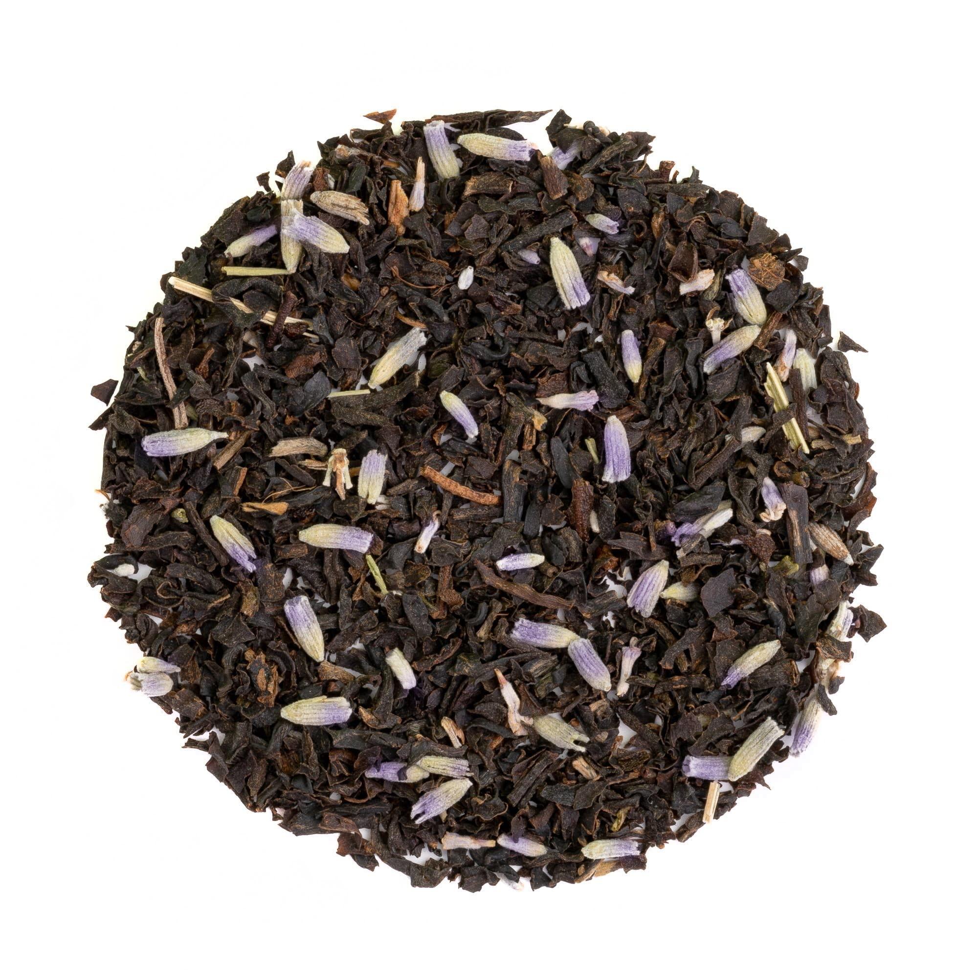 Heavenly Tea Leaves Heavenly Tea Leaves Organic Black Lavender, Bulk Loose Leaf Black Tea, 1 Lb. (Approx. 200 Cups) - Strong, Full Bodied, Brisk, Great For Hot Or Iced Tea, Immune & Heart Support, Antioxidants