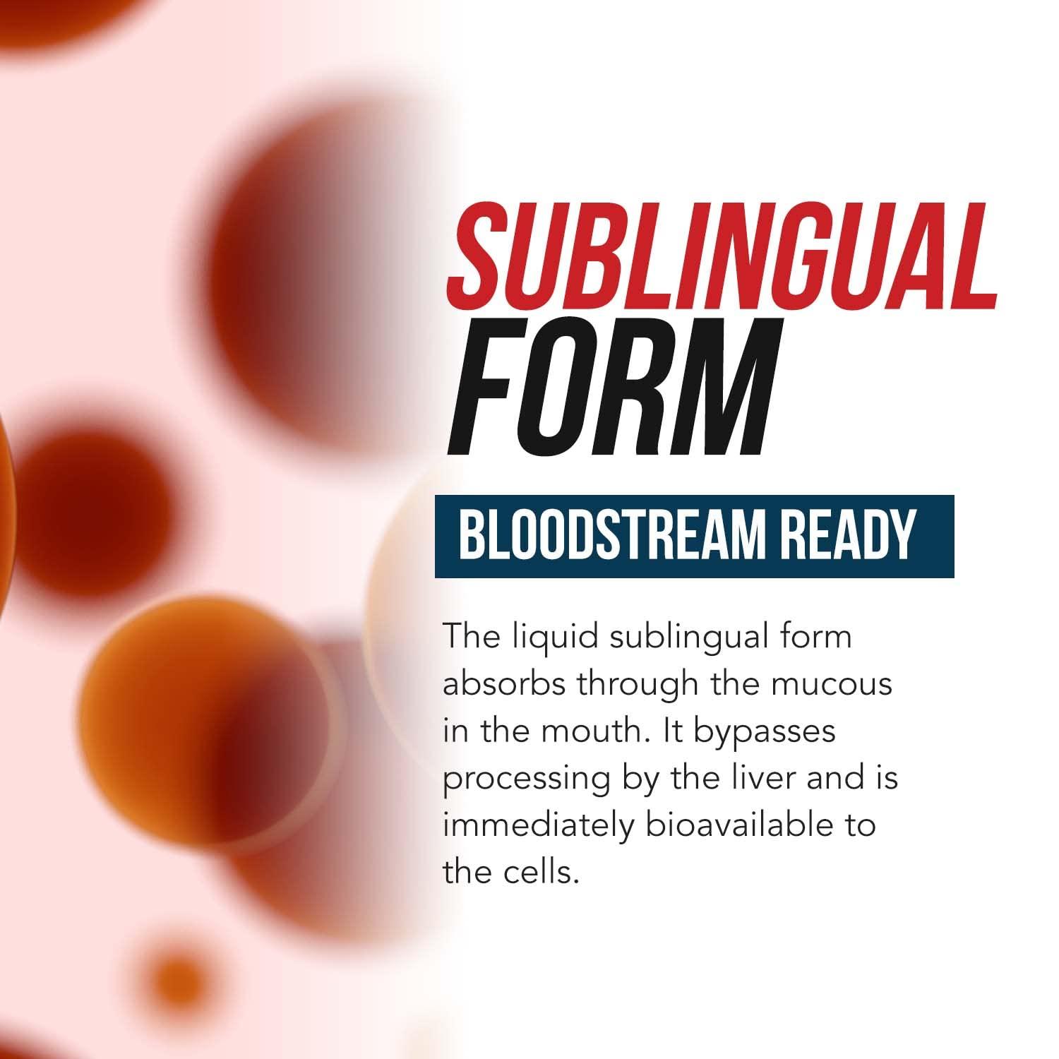 Triquetra Health Organic Vitamin B12 - 5000 mcg, 3 BioActive B12 Forms: Methyl B12, Adenosyl B12 & Hydroxy B12 - Plus L-Methylfolate Cofactor | Sublingual Form, Cherry Flavor, Vegan, Non-GMO (120 Servings - 2 Pack)