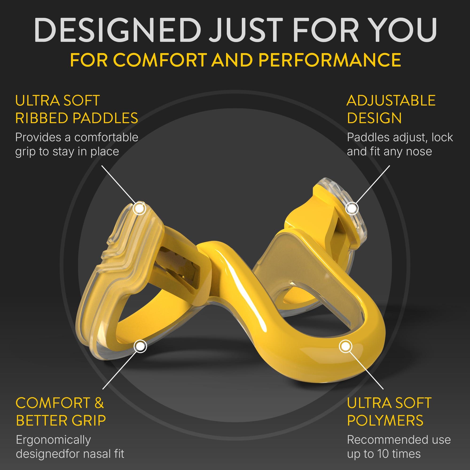 Rhinomed Limited Rhinomed Turbine Nasal Dilator for Athletic Breathing - Trial 3pk - Adult Stocking Stuffers - Improves Airflow During Exercise - Nasal Dilators for Exercise - Internal Nasal Dilator - Lightweight