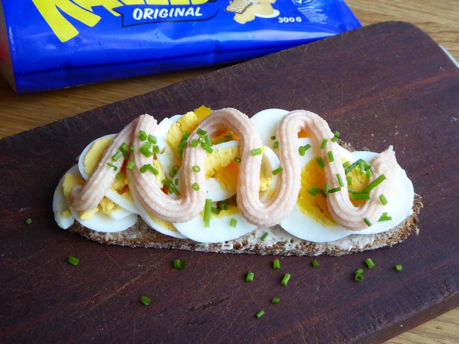 Kalles Original Swedish Caviar Sweden Kalles Original, Sweden Caviar Spread, Smoked Cod Roe, Swedish Kalles Kaviar Sweden 300 g (10,5 oz)