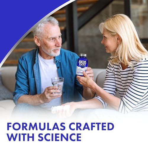 Focus Factor Focus Factor Brain Supplement Multivitamin Improve Memory and Clarity Boost Concentration Neuro Energy Learning Reasoning for Men and Women 180 Tablets