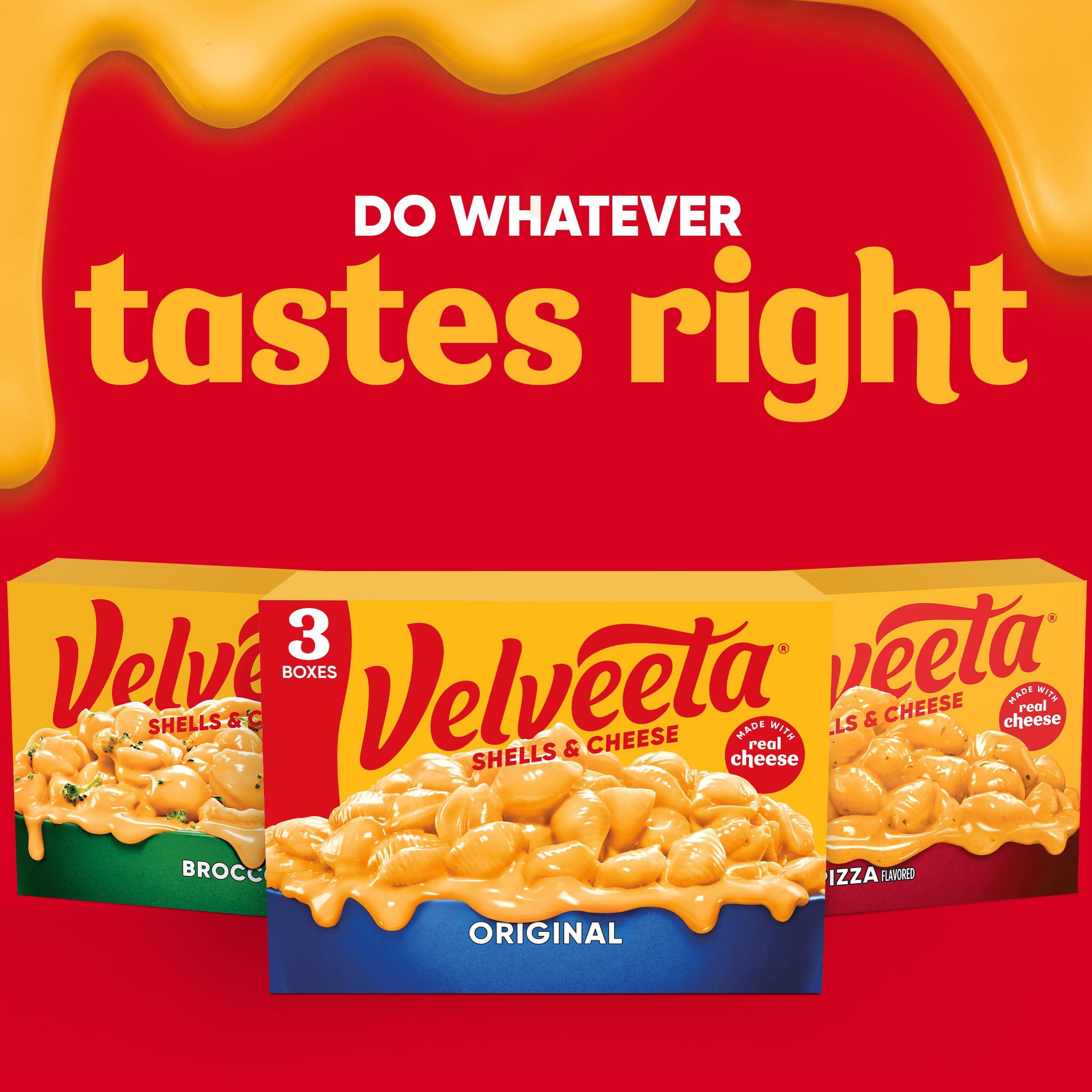 Velveeta Velveeta Shells & Cheese Original Shell Pasta & Cheese Sauce Meal (3 ct Pack, 12 oz Boxes)
