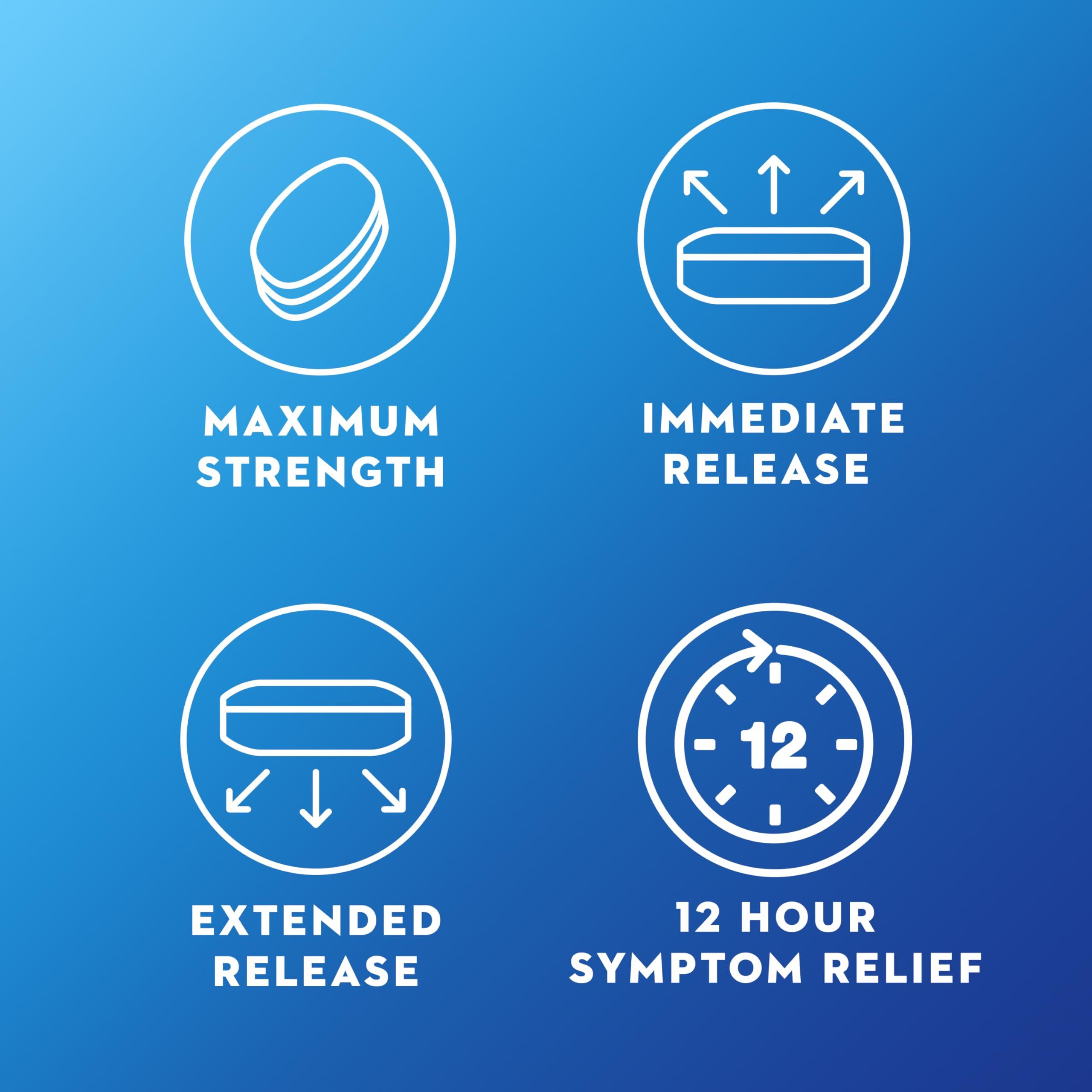 Mucinex Mucinex 12 Hour Maximum Strength 1200 mg Guaifenesin Extended-Release Tablets for Excess Mucus Relief, Expectorant Aids Excess Mucus Removal, Chest Congestion Relief, 42 Tablets