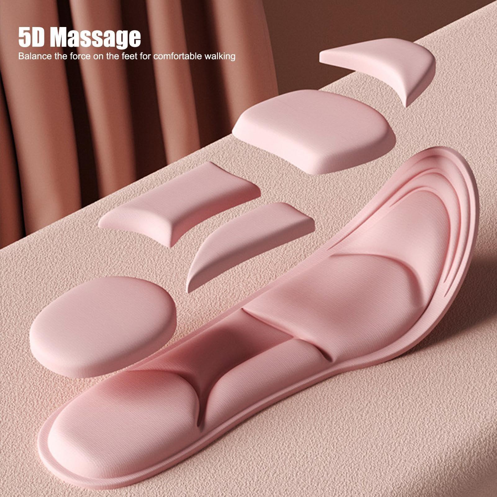 Generic Cushioned Insoles, Plush Insoles, Soft Gel Insoles, Replacement Shoe Inserts for Work Boot, Running Shoes, Hiking, Sneaker, Cushion Insoles Shock Absorbing for Foot Paisn Relief, Comfort Inner Soles