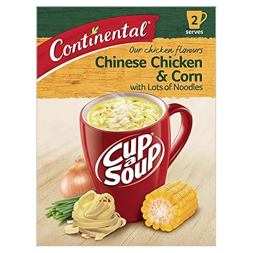 Unilever Continental Chinese Chicken & Corn Lots-a-noodles Soup 2 Serves 66gm