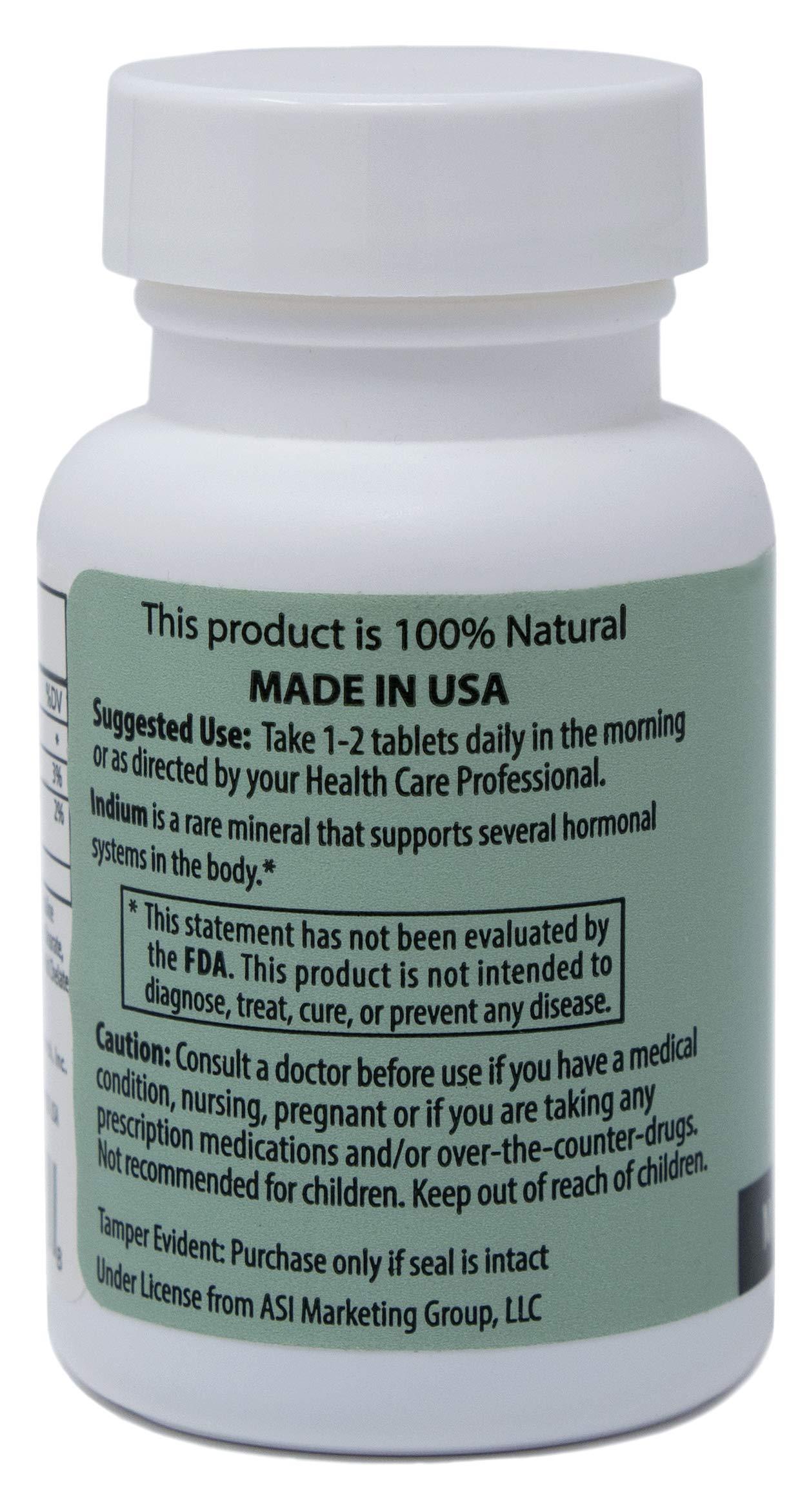 EAST PARK East Park Research - Indium Energy - All Natural Indium Powerful Anti-Aging Support - Helps Increase Energy and Supports Mental Clarity, Sleep, Joints and Overall Sense of Well-Being - 30 Capsules