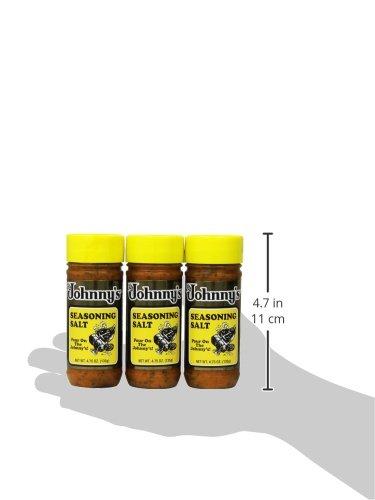 Johnny's Johnny's Seasoning Salt 4.75 Ounces Pack of, 6 Count, (Pack of 6)