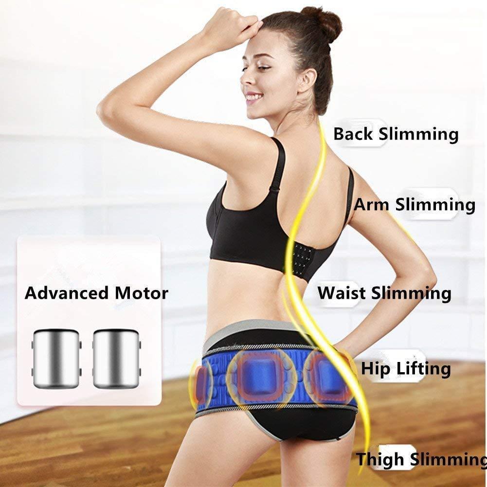 Eonthry Burning Fat Slimming Belt Electric Weight Lose Magnet Belt Vibration Massage Rejection Shaper Bel of Fat Machine for Waist, Thigh, Hip, Leg