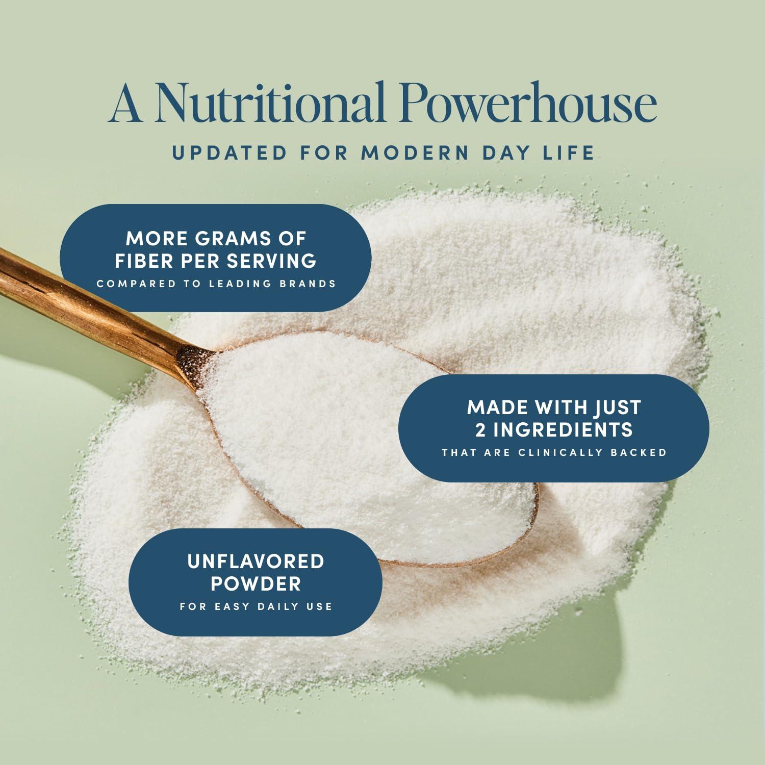 Bio.me Daily Prebiotic Fiber - Fiber Supplement Powder for Digestive Health & Gut Health - Fiber Powder Unflavored Prebiotics, Non-GMO Dietary Fiber, Gluten & Sugar Free Soluble Fiber Supplements-30 Servings