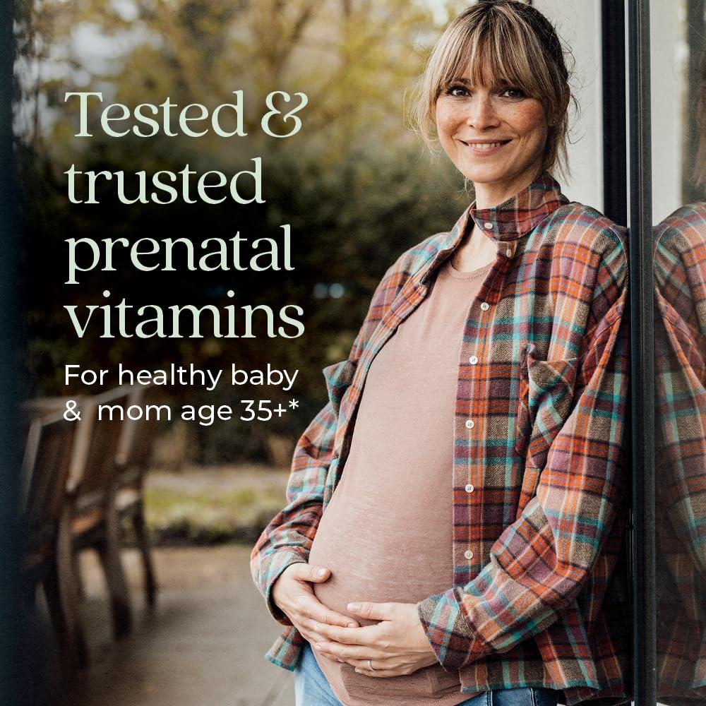 New Chapter New Chapter Prenatal Vitamins, One Daily Prenatal Multivitamin Enhanced for Age 35+ with Methylfolate + Choline for Healthy Mom & Baby, Gluten Free & Non-GMO- 30 ct