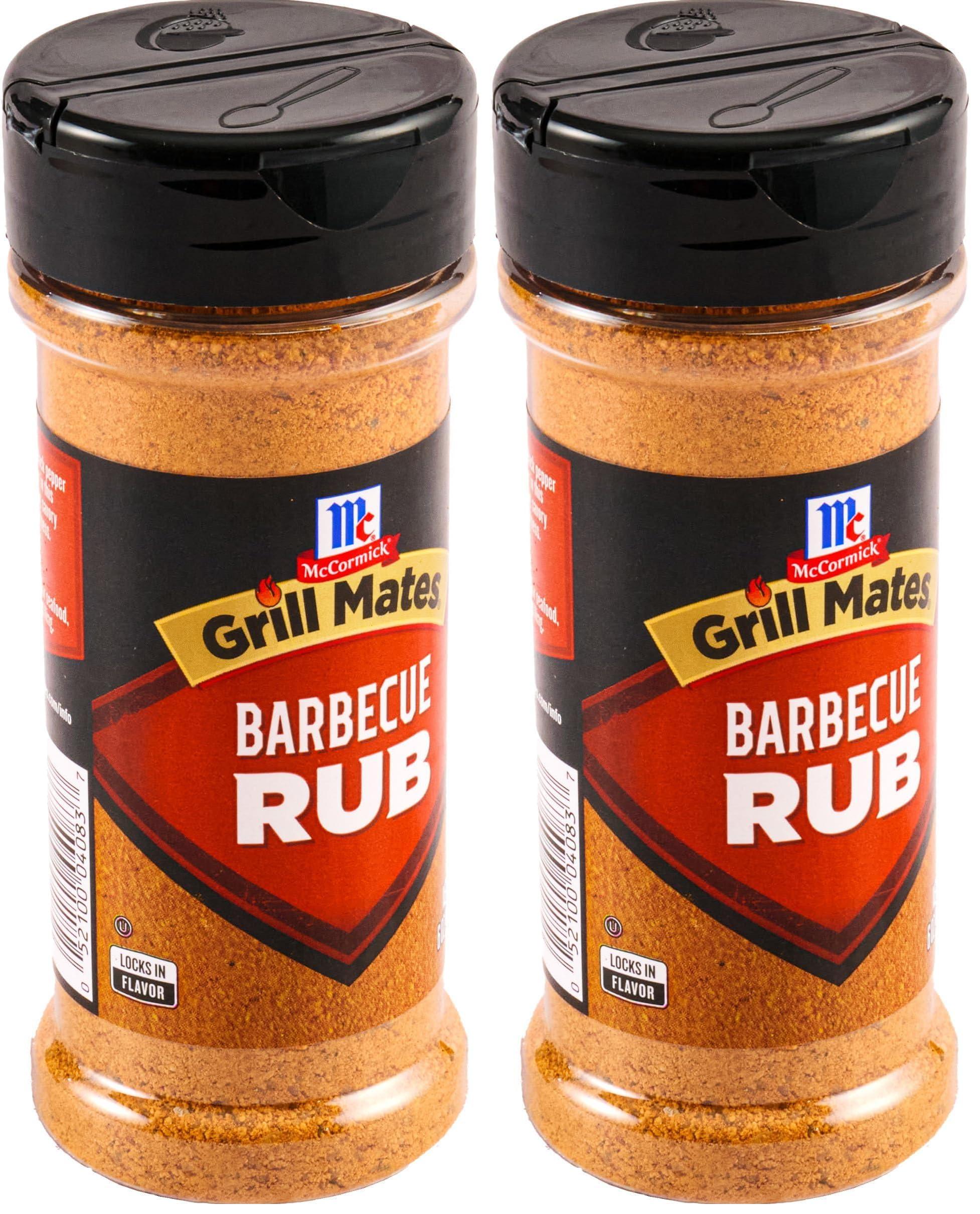 McCormick Grill Mates McCormick, Grill Mates Barbecue Rub, 6 Oz (Pack of 2)