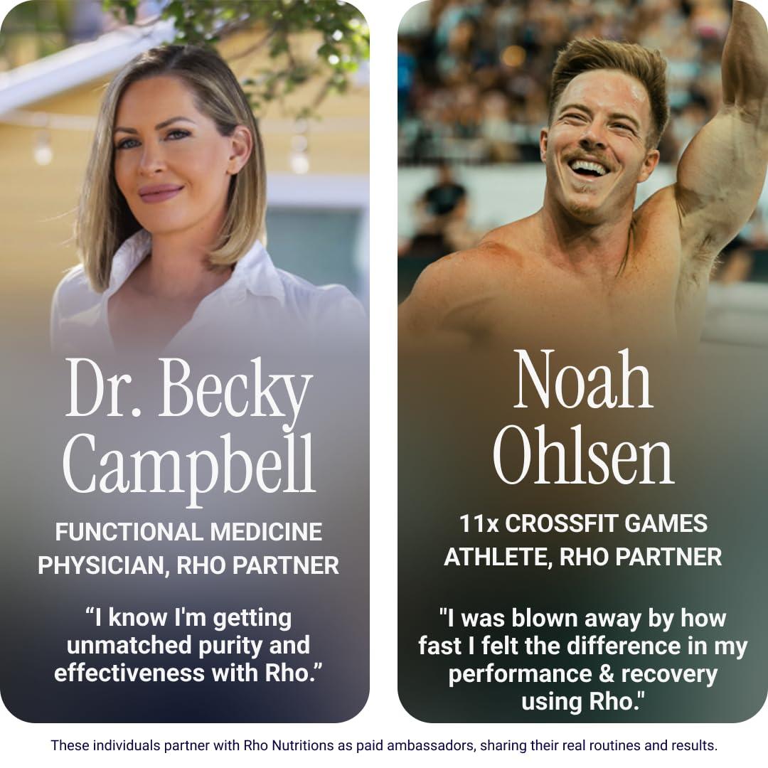 Rho Nutrition Rho Nutrition Liposomal Collagen Peptides - High-Absorption Liquid Collagen Supplement - Supports Skin Elasticity, Joint Health, and Overall Vitality for Healthy Aging, 5 fl oz